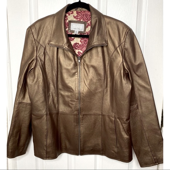 Wilson's Leather Maxima Winter Women's Jacket Copper Metallic - Picture 4 of 17